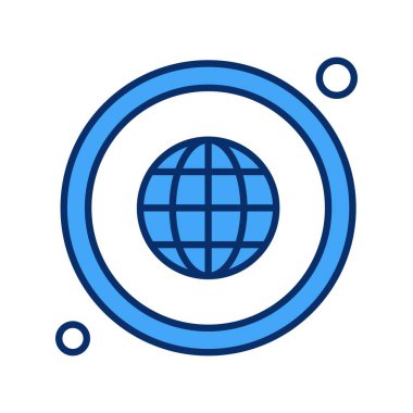 vektör Dünya simgesi illüstrasyonu