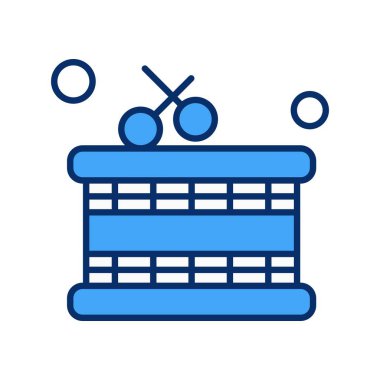 özet vektör illüstrasyon simgesi