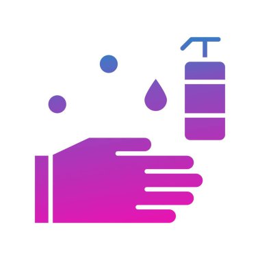 vektör yıkama el ico