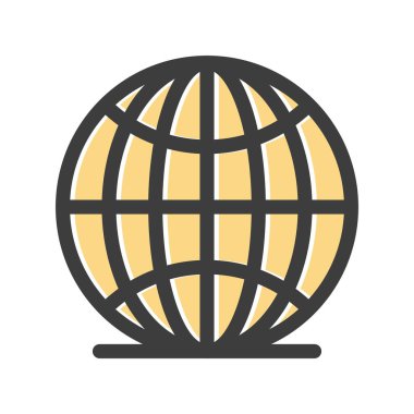 vektör Dünya simgesi illüstrasyonu