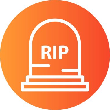 vektör mezar simgesi çizimi