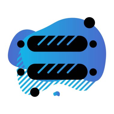 özet vektör illüstrasyon simgesi