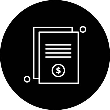 Vektör belgesi Simge illüstrasyonu