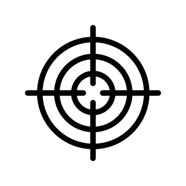 Vektör Hedef simgesi illüstrasyonu