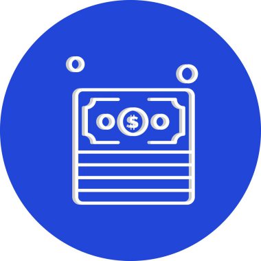 Dolar simgesi vektör illüstrasyonu