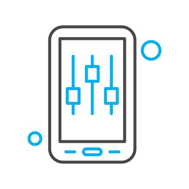 özet vektör illüstrasyon simgesi