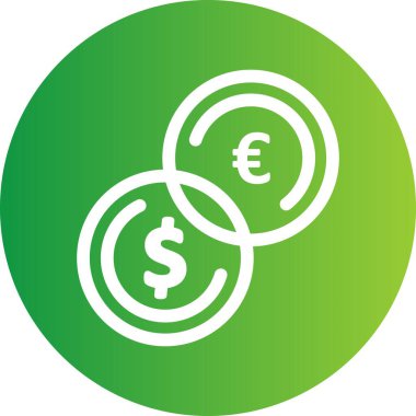 vektör sikkeleri Simge illüstrasyonu