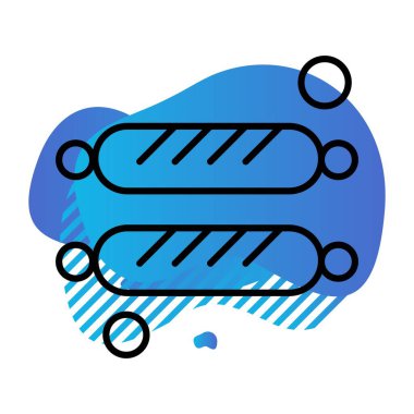 özet vektör illüstrasyon simgesi