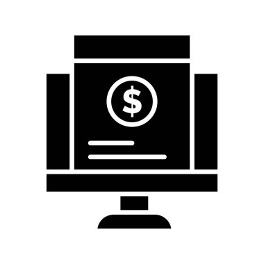 vektör lcd simgesi illüstrasyonu