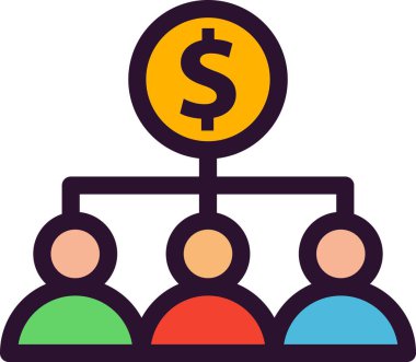 vektör ağ simgesi çizimi