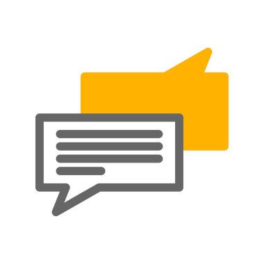  Vektör sohbet simgesi illüstrasyonu