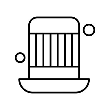 özet vektör illüstrasyon simgesi