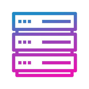 vektör sunucu illüstrasyonu