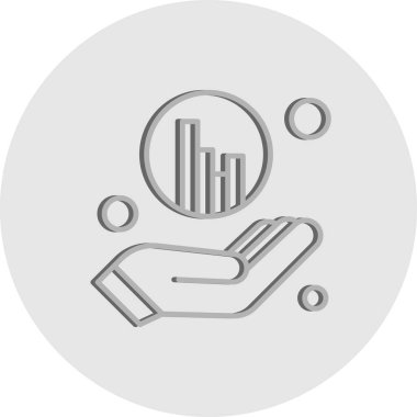 özet vektör illüstrasyon simgesi