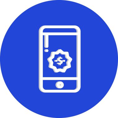 Telefon simgesinin vektör illüstrasyonu