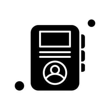 özet vektör illüstrasyon simgesi