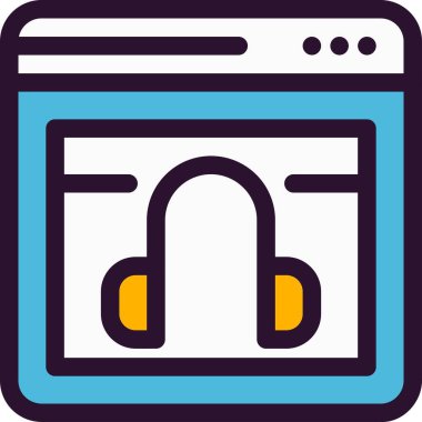 vektör web simgesi çizimi