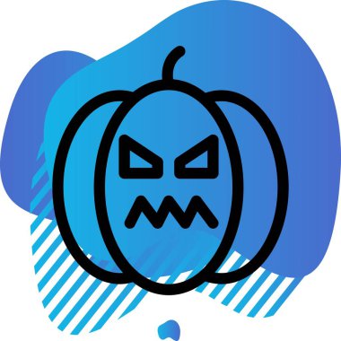 vektör kabak simgesi çizimi