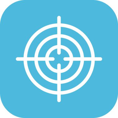 Vektör Hedef simgesi illüstrasyonu