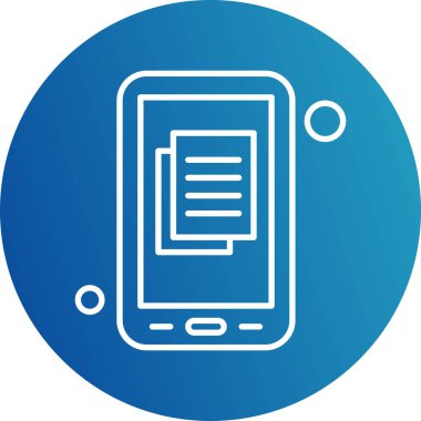 Vektör belgesi Simge illüstrasyonu