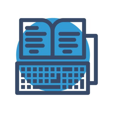 kitap simgesi vektör illüstrasyonu