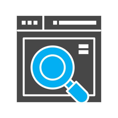 vektör ana hatları web sitesi simgesi 