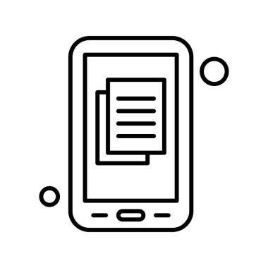 Vektör belgesi Simge illüstrasyonu