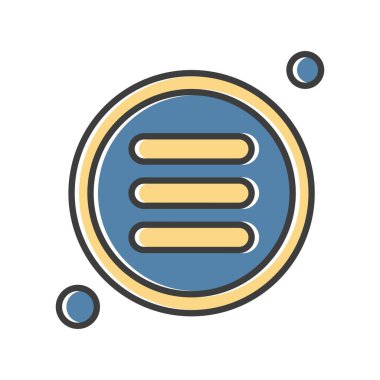 özet vektör illüstrasyon simgesi