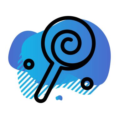 Şekerleme ikonu illüstrasyonu