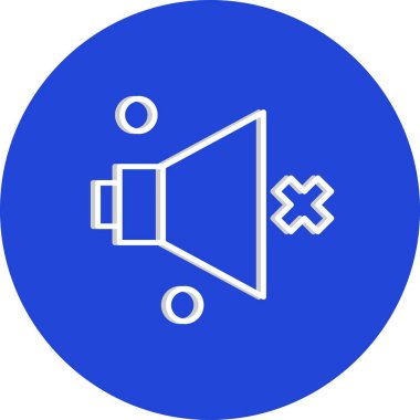 vektör sözcüsü Simgesi illüstrasyonu