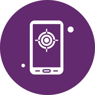 vektör hedef simgesi illüstrasyonu