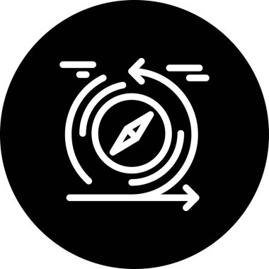 Vektör gps Simge illüstrasyonu