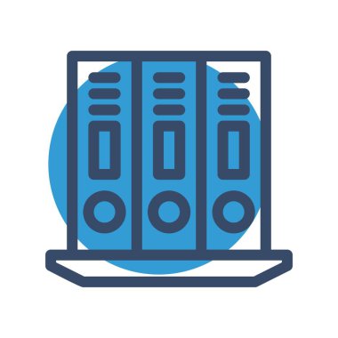 özet vektör illüstrasyon simgesi