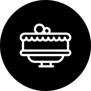 Gıda simgesinin vektör illüstrasyonu