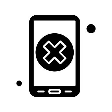 vektör çapraz simgesi illüstrasyonu