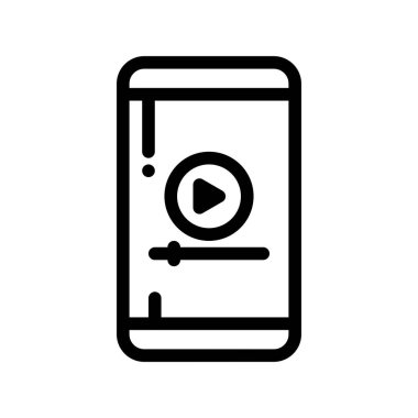 Vektör Mobil simge illüstrasyonu