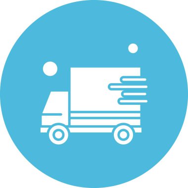 vektör dağıtım aracı simgesi