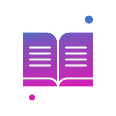 kitap simgesi vektör illüstrasyonu