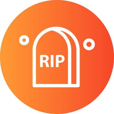 vektör mezar simgesi çizimi