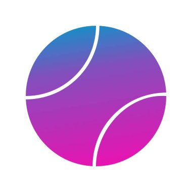 vektör tenis topu simgesi