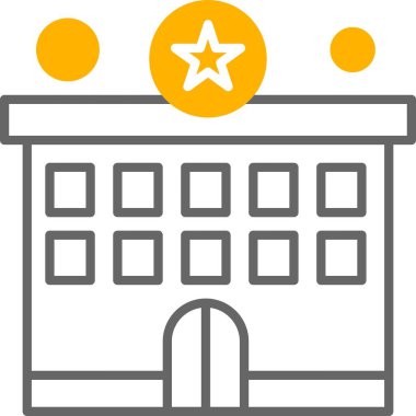 Vektör polis karakolu ico