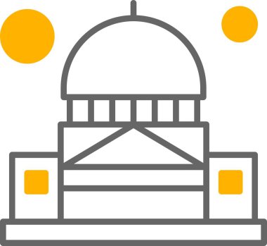 vektör Beyaz Saray ico