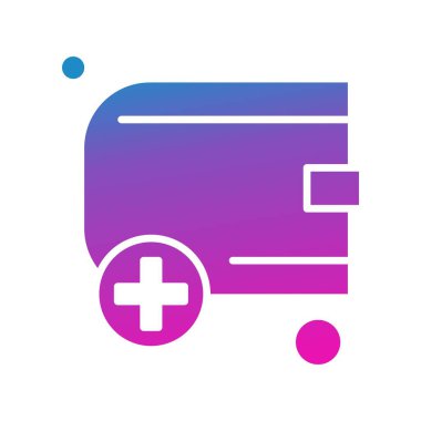 cüzdan ikonu vektör illüstrasyonu