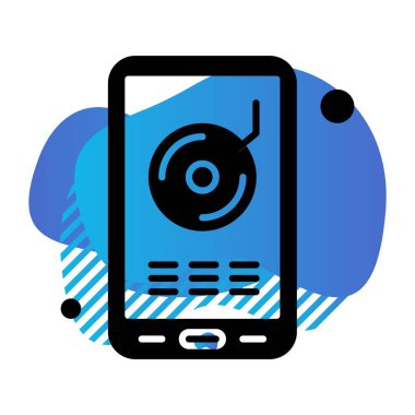 özet vektör illüstrasyon simgesi