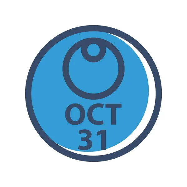 Vector Oct Icono — Vector de stock