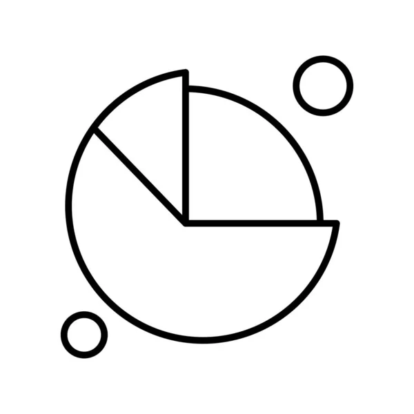Icône Diagramme Secteurs Vectoriels — Image vectorielle