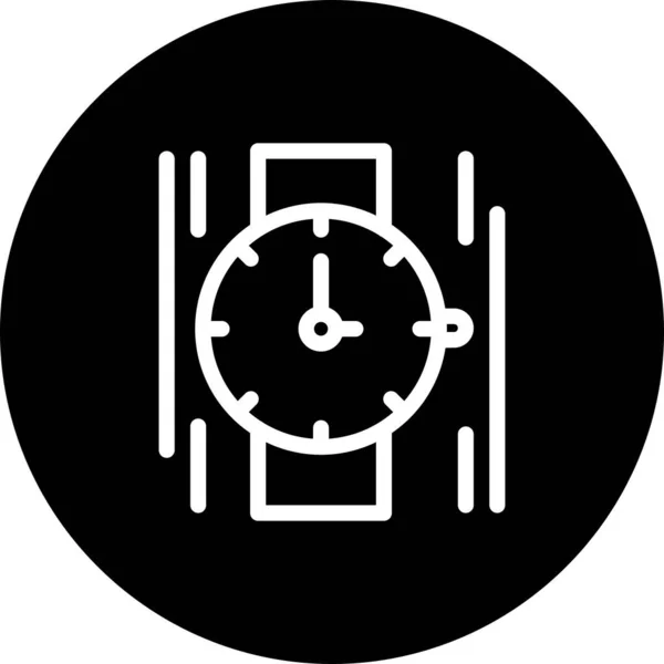 Vector Reloj Mano Icono — Archivo Imágenes Vectoriales