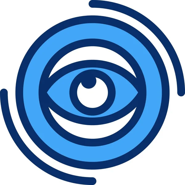 Illustrazione Dell Icona Dell Occhio Vettoriale — Vettoriale Stock