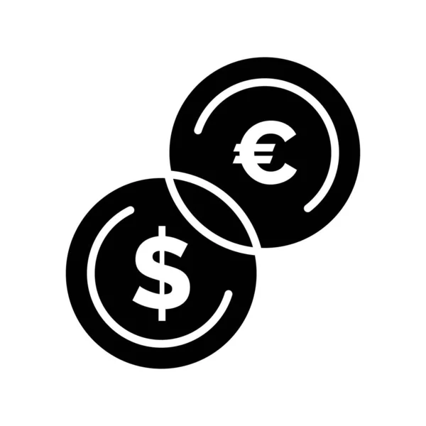 Vector Coins Icon Illustration — Vector de stock