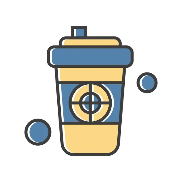 Cafea Vectorială Icon Ilustrare — Vector de stoc